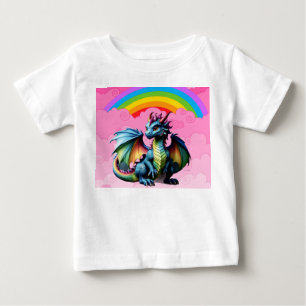 Camiseta De Bebé Dragones Lindos