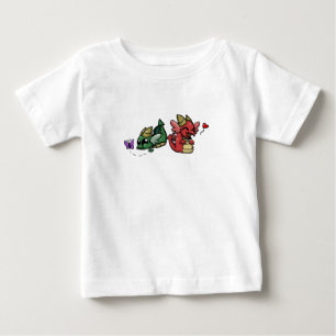 Camiseta De Bebé Dragones rechonchos
