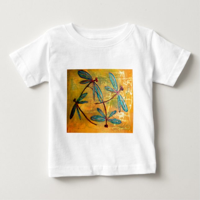 Camiseta De Bebé Dragonfly Haze (Anverso)