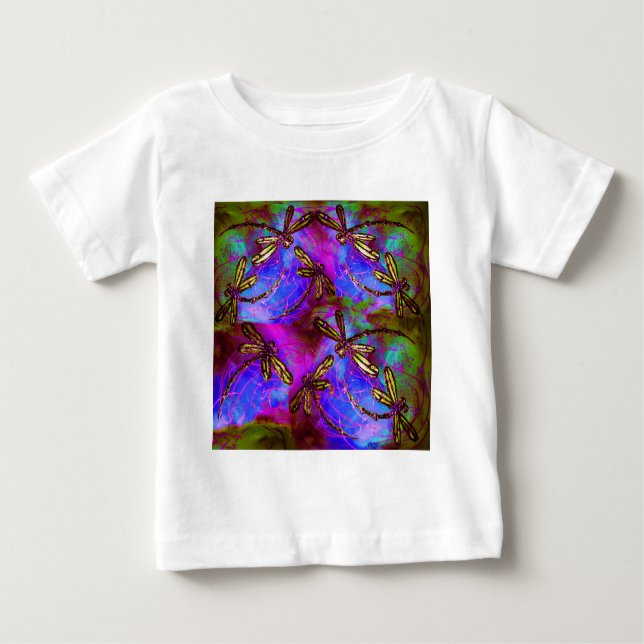 Camiseta De Bebé Dragonfly Hippy Flit (Anverso)