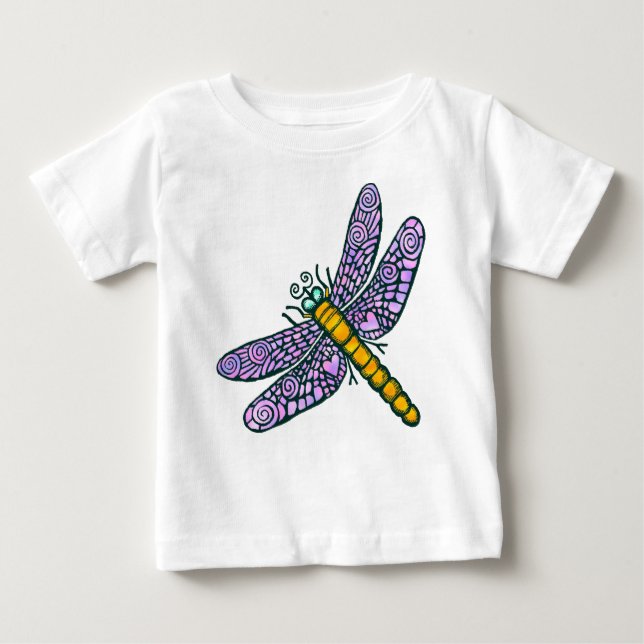 Camiseta De Bebé Dragonfly - Personalizado (Anverso)