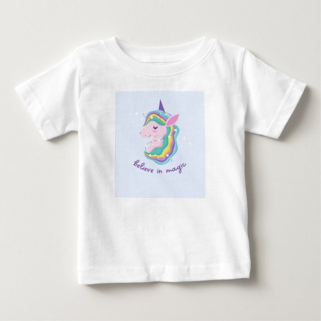 Camiseta De Bebé "Dream Big, Little Star" (Anverso)
