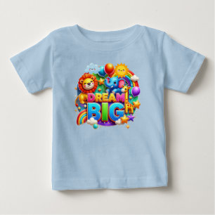 Camiseta De Bebé "Dream Big: Rainbow Joy Tee"