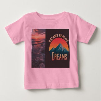 Camiseta De Bebé Dreams Realize Dreams