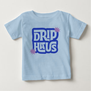 Camiseta De Bebé Drip Haus – Logotipo Retro Divertido