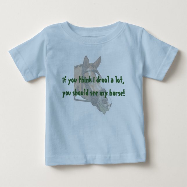 Camiseta De Bebé Drool del bebé (Anverso)