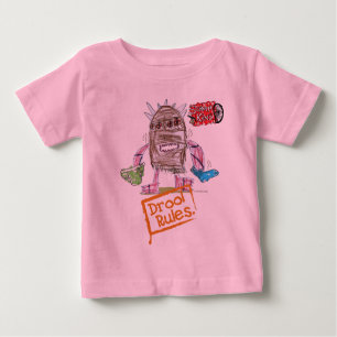 Camiseta De Bebé Drool Rules Scrap Kins Organic
