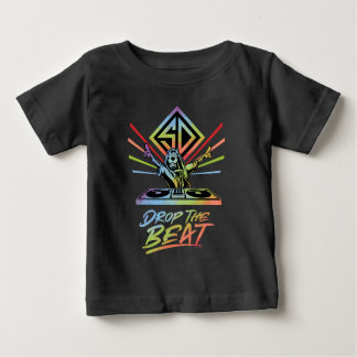 Camiseta De Bebé Drop the Beat: DJ Scooby-Doo