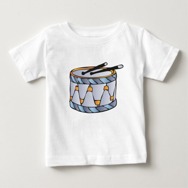 Camiseta De Bebé drums (Anverso)