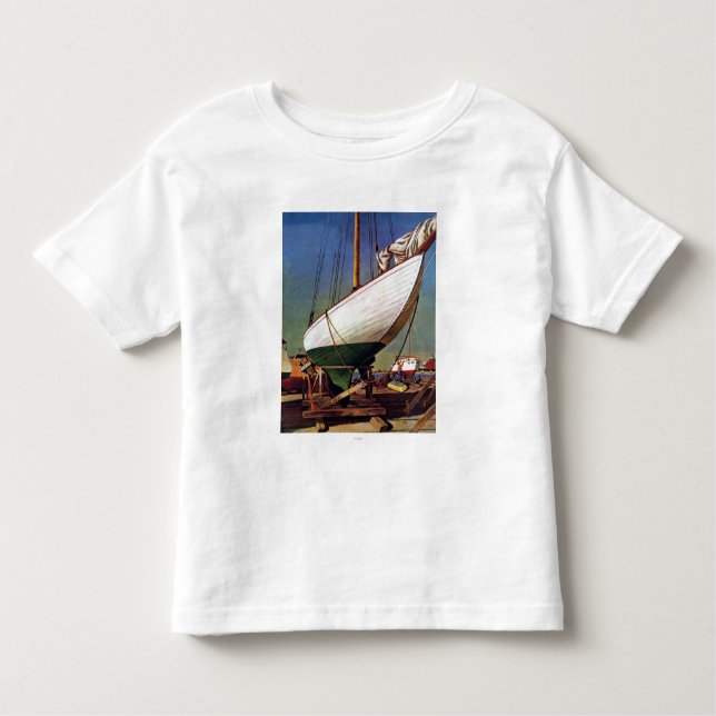 Camiseta De Bebé Dry Dock de John Atherton (Anverso)