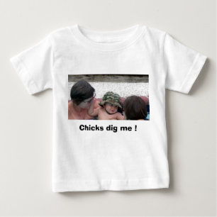 Camiseta De Bebé ¡DSCN0379, polluelos me cavan!