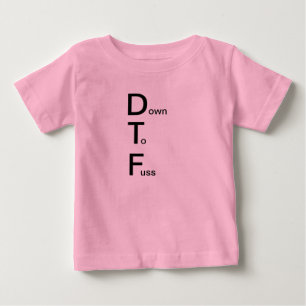 Camiseta De Bebé DTF (abajo a la queja)