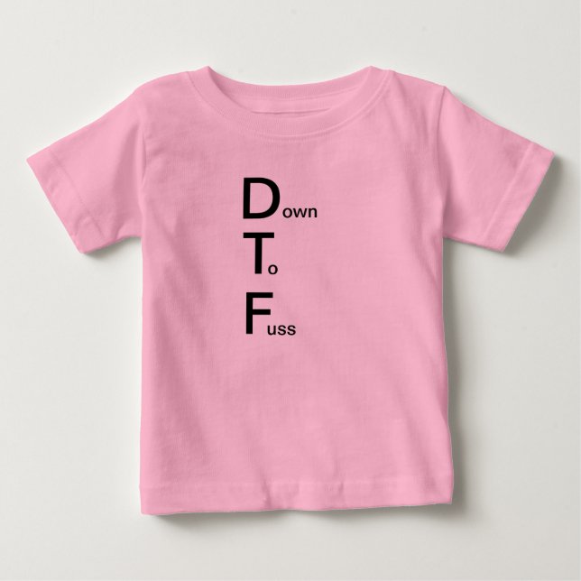 Camiseta De Bebé DTF (abajo a la queja) (Anverso)