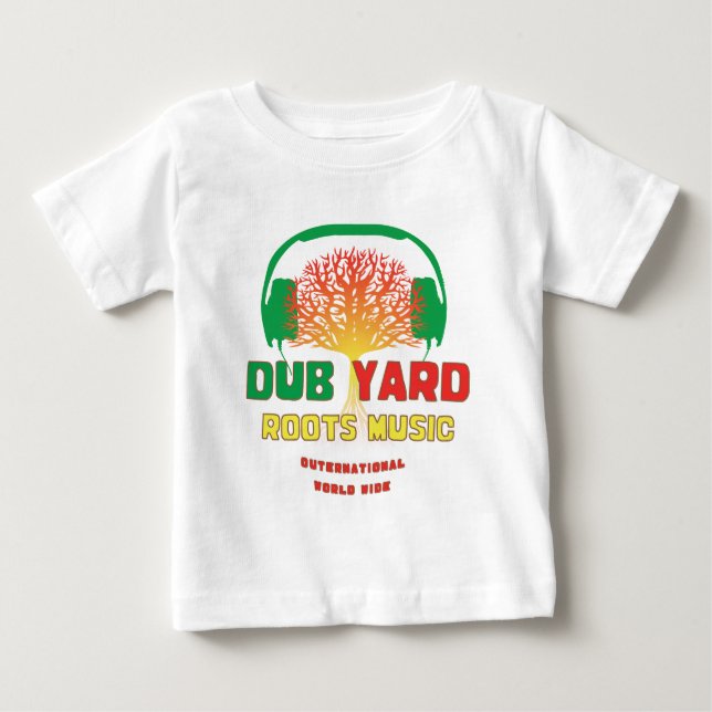 Camiseta De Bebé Dub Yard Roots Music (Anverso)