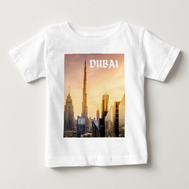 Camiseta De Bebé Dubai (Anverso)