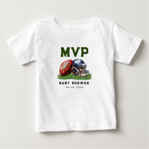 Camiseta De Bebé Ducha de Bebé de Fútbol  Un Pequeño Estrella Nacie