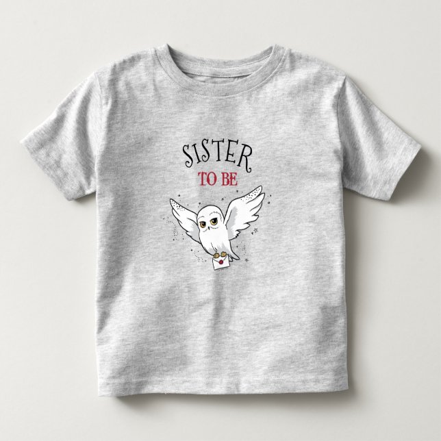 Camiseta De Bebé Ducha de bebé de Harry Potter | Hermana por venir (Anverso)