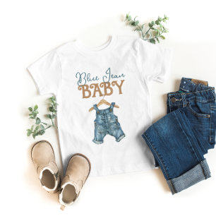 Camiseta De Bebé Ducha de Bebe Moderno Niño Pantalón de Mezclilla A