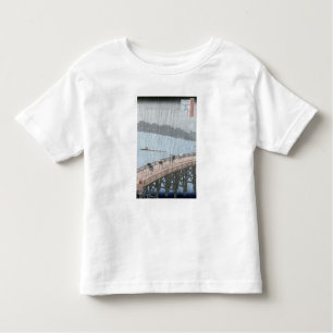 Camiseta De Bebé Ducha súbita sobre el puente de Shin-Ohashi y
