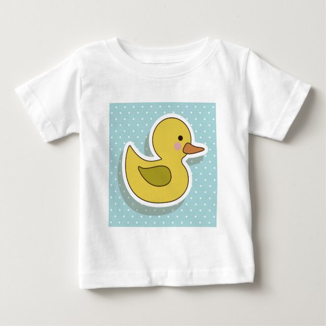 Camiseta De Bebé duck  design (Anverso)