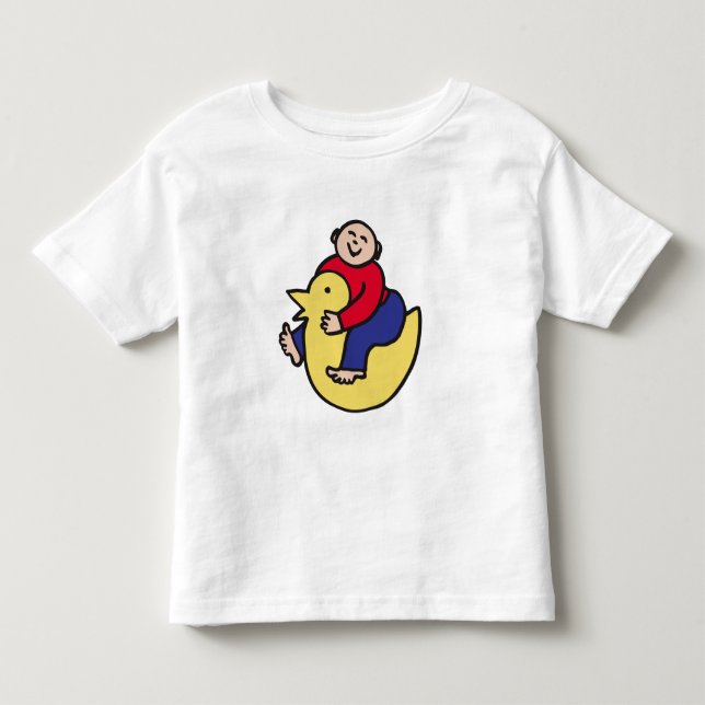 Camiseta De Bebé Ducky Rider (Anverso)