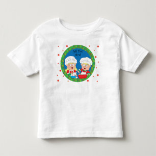 Camiseta De Bebé Duendes de Navidad Horneando