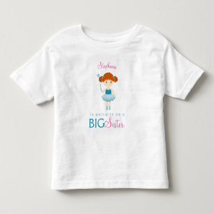 Camiseta De Bebé Dulce Ballerina Gran Hermana