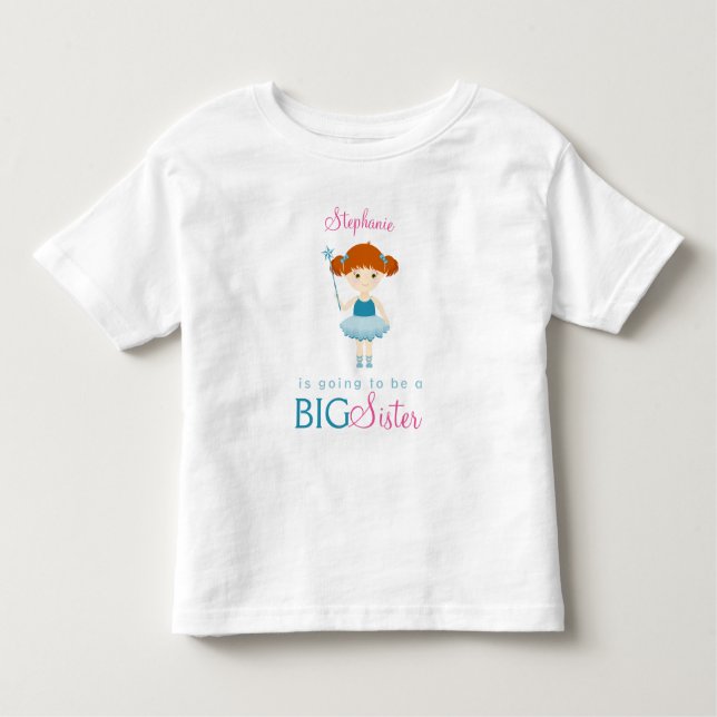 Camiseta De Bebé Dulce Ballerina Gran Hermana (Anverso)