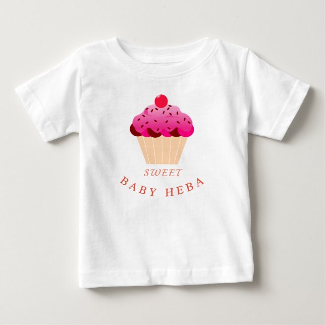 Camiseta De Bebé Dulce Bebé Personalizado (Anverso)