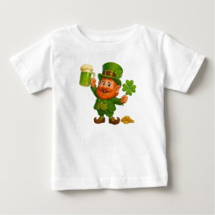 Camiseta De Bebé Dulce/ caprichoso duende día de San Patricio
