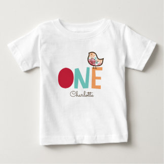 Camiseta De Bebé Dulce Caramelo Damasco Niña Cumpleaños 1