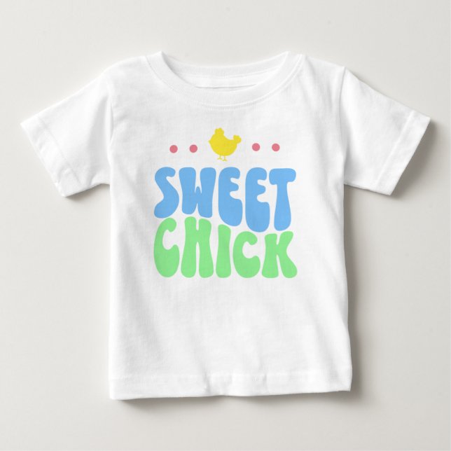 Camiseta De Bebé Dulce Chick (Anverso)