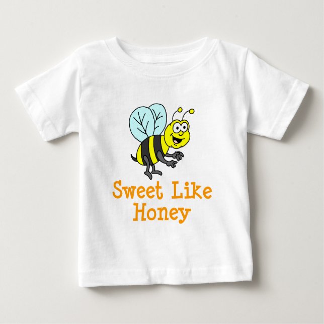 Camiseta De Bebé Dulce como Abeja (Anverso)
