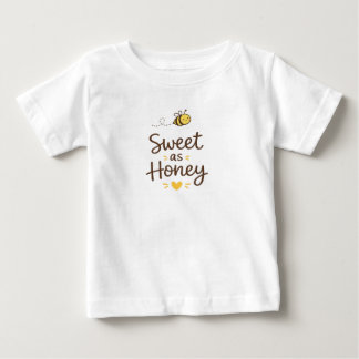 Camiseta De Bebé Dulce como la miel para bebé