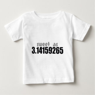 Camiseta De Bebé Dulce como pi