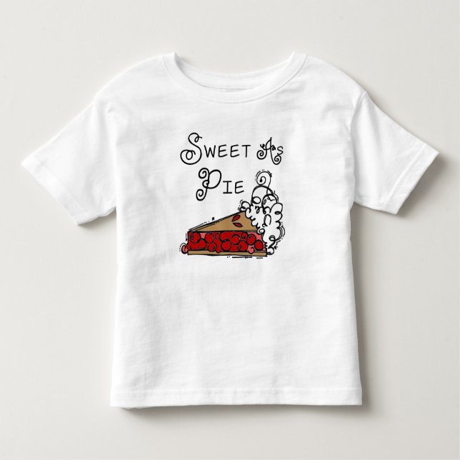 Camiseta De Bebé Dulce como Pie (Anverso)