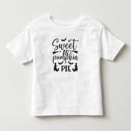 Camiseta De Bebé Dulce como tarta de calabaza