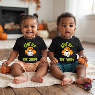 Camiseta De Bebé Dulce de Halloween Fantasma Divertido se Rinde