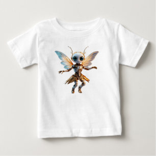 Camiseta De Bebé Dulce Hada Robot Bailarín Niña Hormiga