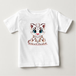 Camiseta De Bebé Dulce ilustración de dibujos animados de un bebé l