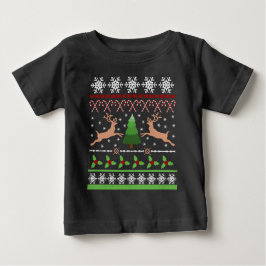 Camiseta De Bebé Dulce Navidades feos