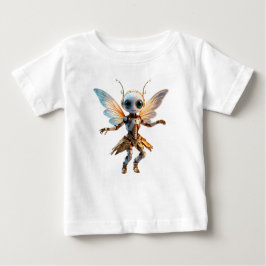 Camiseta De Bebé Dulce niña hormiga robot bailarín hada