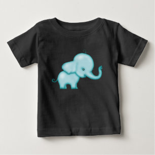 Camiseta De Bebé Dulce Pequeño Elefante Infantil Enterizo