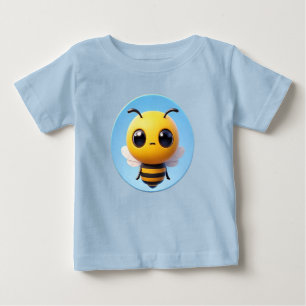 Camiseta De Bebé Dulce personaje de abeja de dibujos animados en 3D