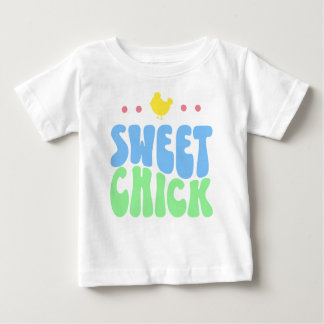 Camiseta De Bebé Dulce Pollito