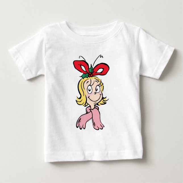 Camiseta De Bebé Dulce retrato de Cindy Lou Who (Anverso)