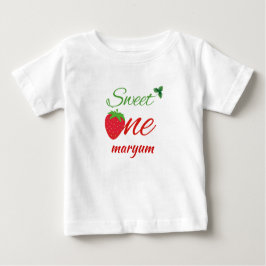 Camiseta De Bebé Dulce Un Berry Primer Nacimiento Nacimiento Nombre