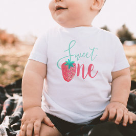 Camiseta De Bebé Dulce un niño de fresa
