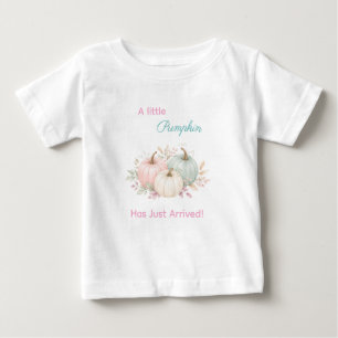 Camiseta De Bebé Dulce Un pequeño calabacín está en camino Baby Sho