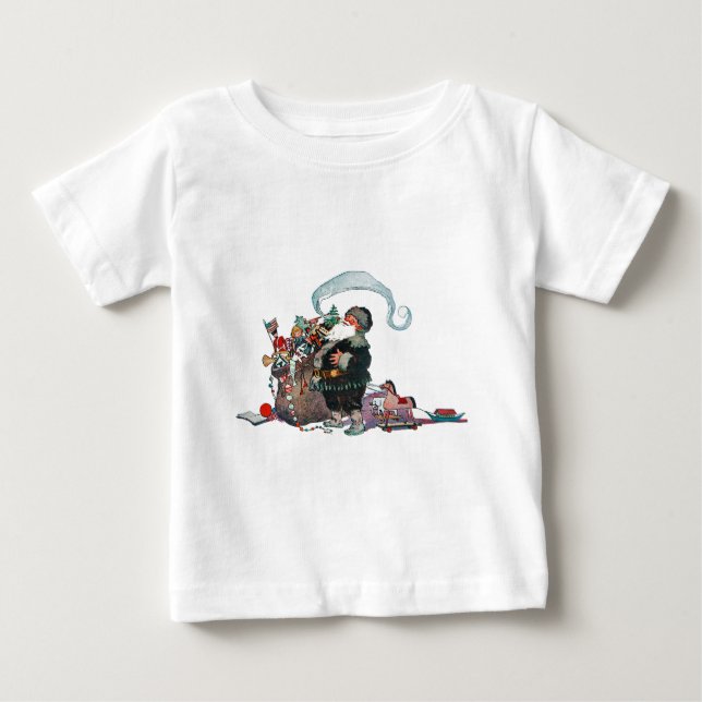 Camiseta De Bebé Dulce y viejo duende de Navidad, Jessie Willcox Sm (Anverso)